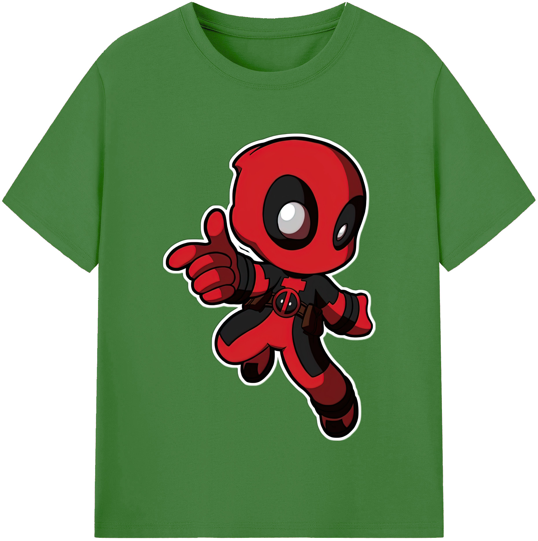 （画像用） Deadpool デッドプール レディースカジュアルプリントTシャツ（綿100％）